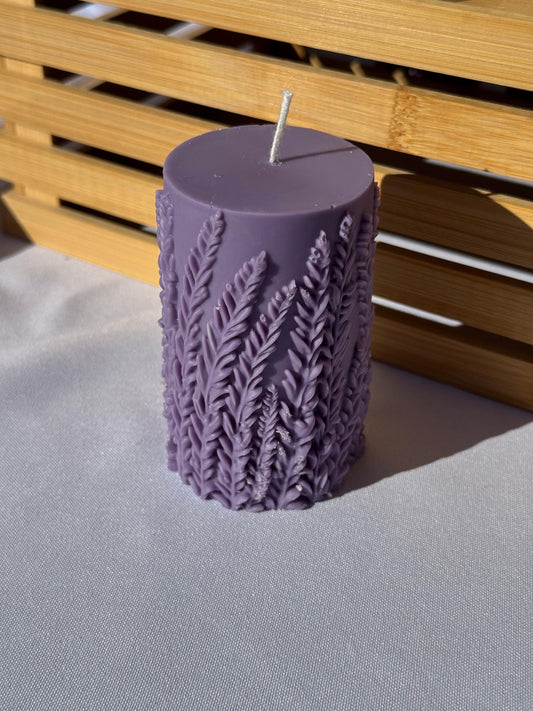 Lavendel Kerze